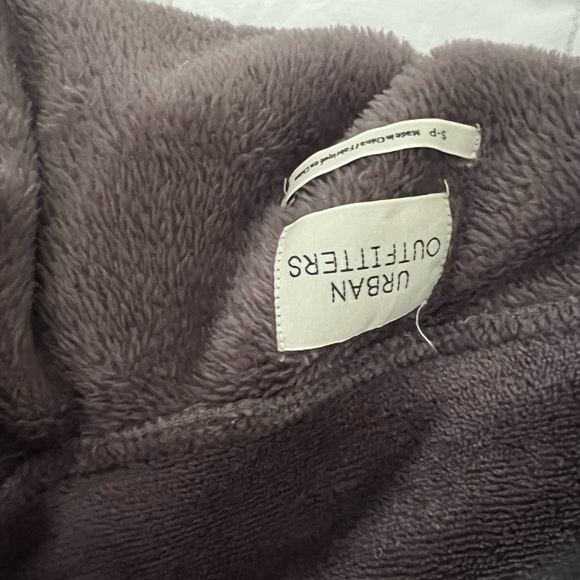 Urban Outfitters Angela Fleece cropped quarter half zip gray s uo - Picture 6 of 11